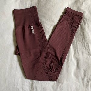 Gymshark Burgundy Legging